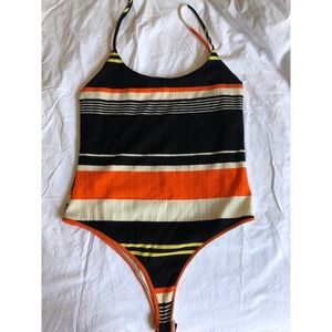 Fashion Nova Striped Body Suit